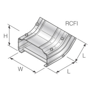 RCF 45 Vertical Ell