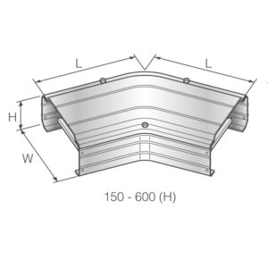 RF 45° Flat Ell