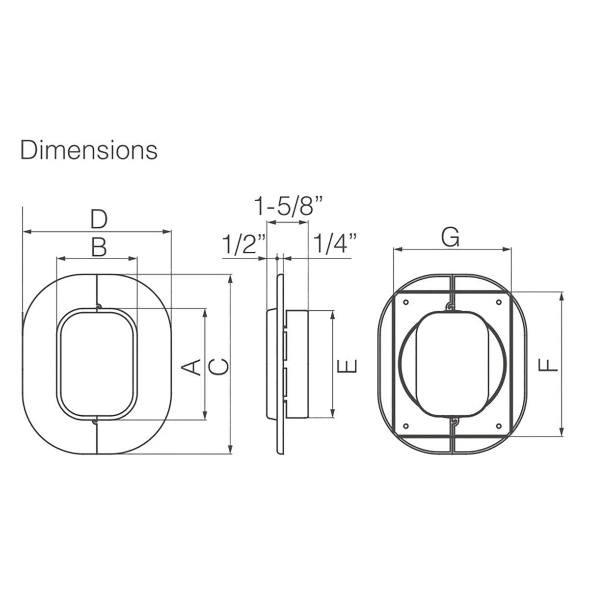 SWC Wall Flange - Inaba Denko