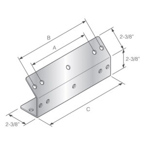 RZC Bracket Attachment Plate for Vertical Ell